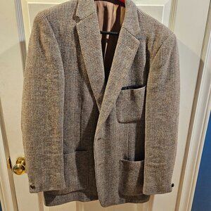 Vintage Handwoven Harris Tweed Sport Coat
